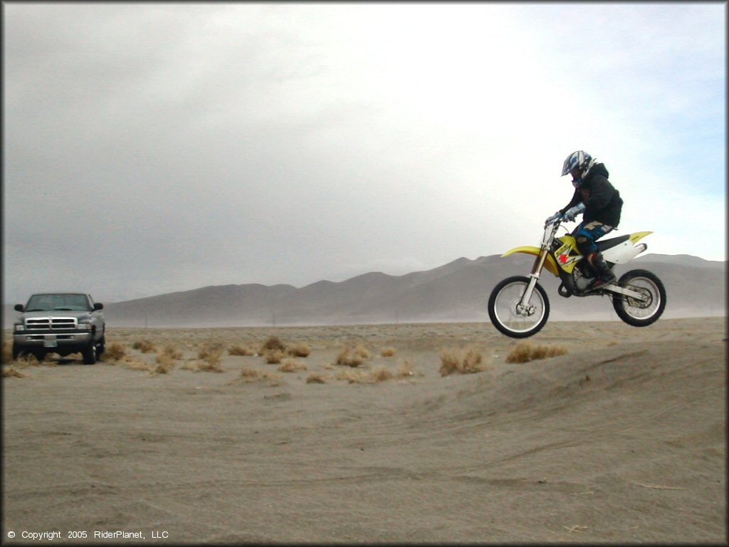 OHV jumping at Fernley MX OHV Area