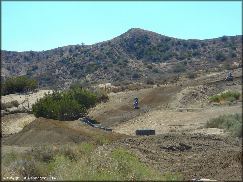 Motorbike at Quail Canyon Motocross Track