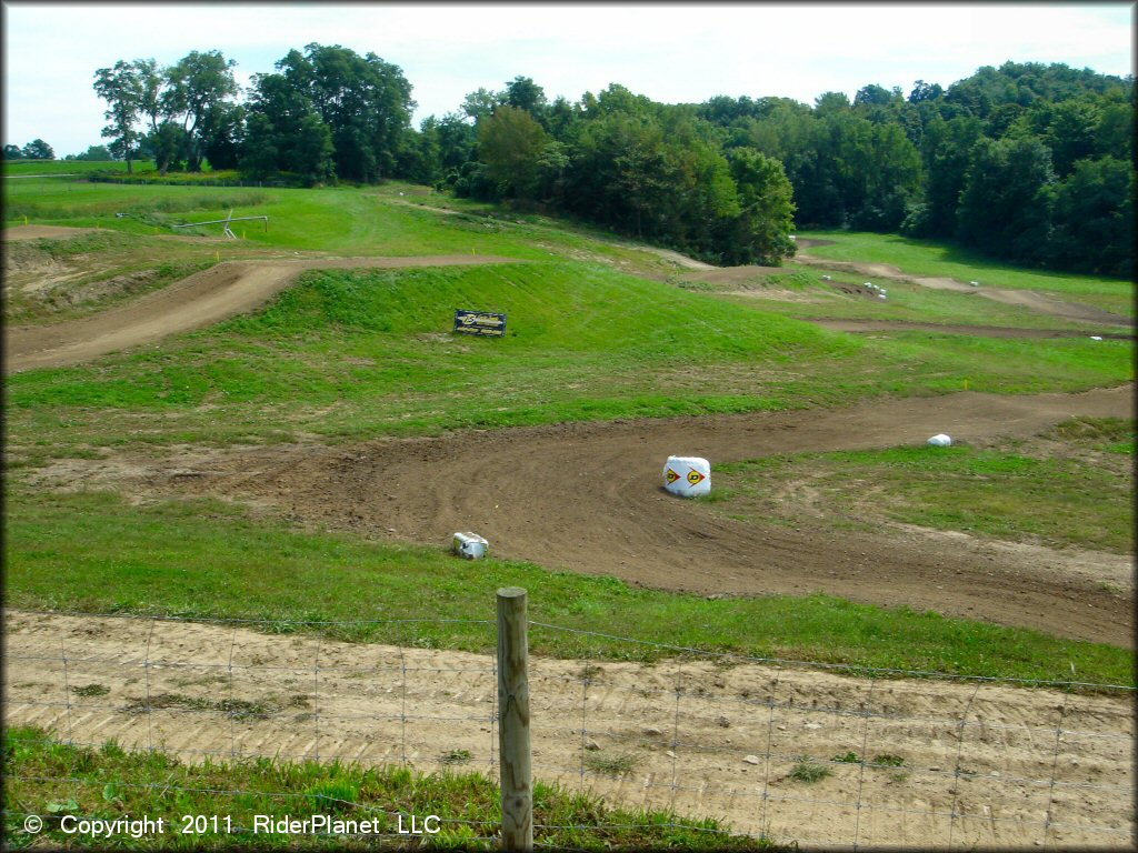 Example of terrain at Pavilion MX OHV Area