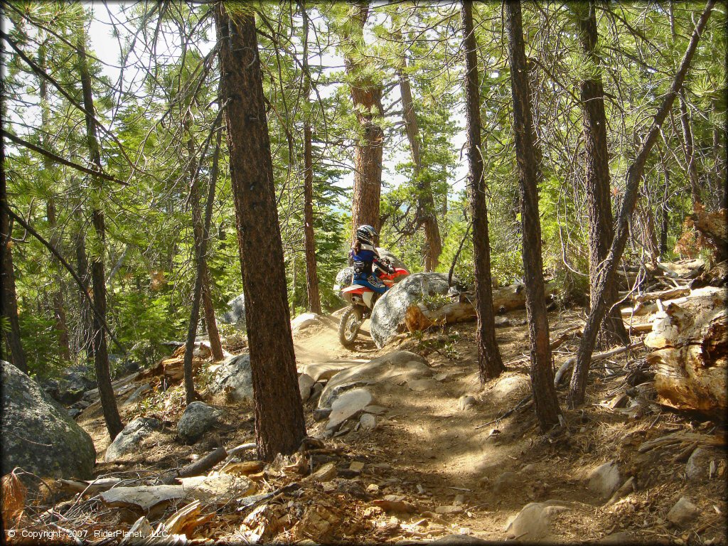 Honda CRF Off-Road Bike at Corral OHV Trail