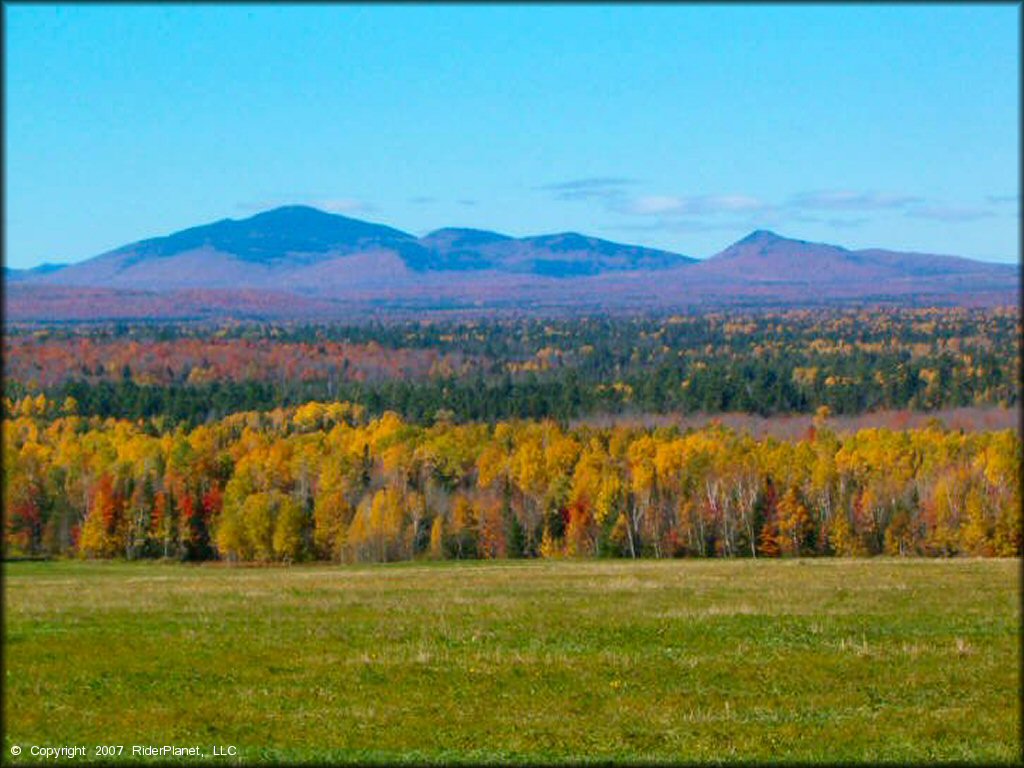 Scenic view of Katahdin Lodge Trail