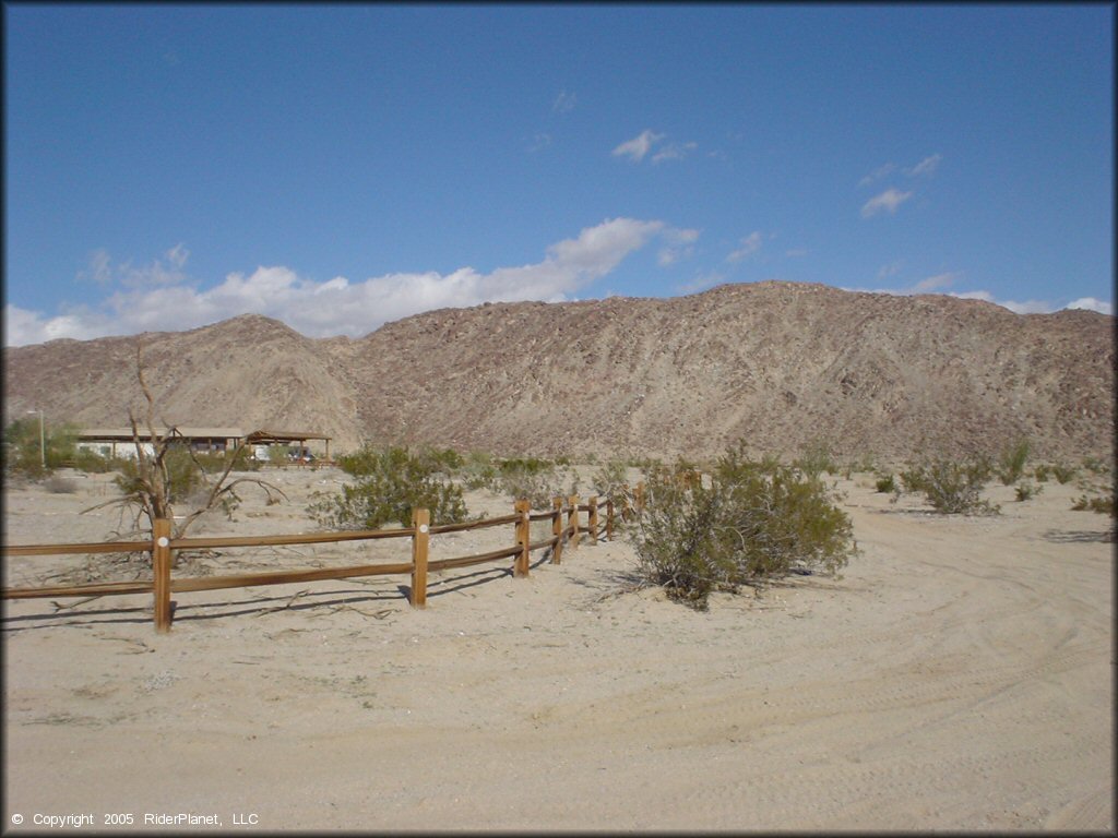 Amenities example at Ocotillo Wells SVRA Trail