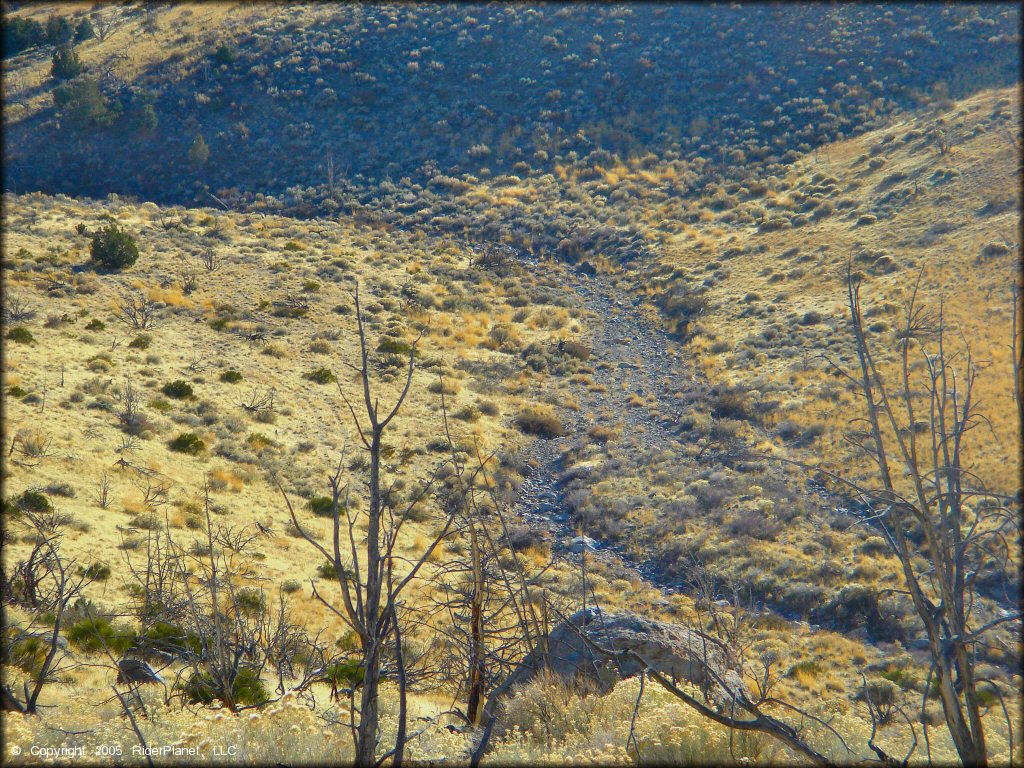 Terrain example at China Springs Trail