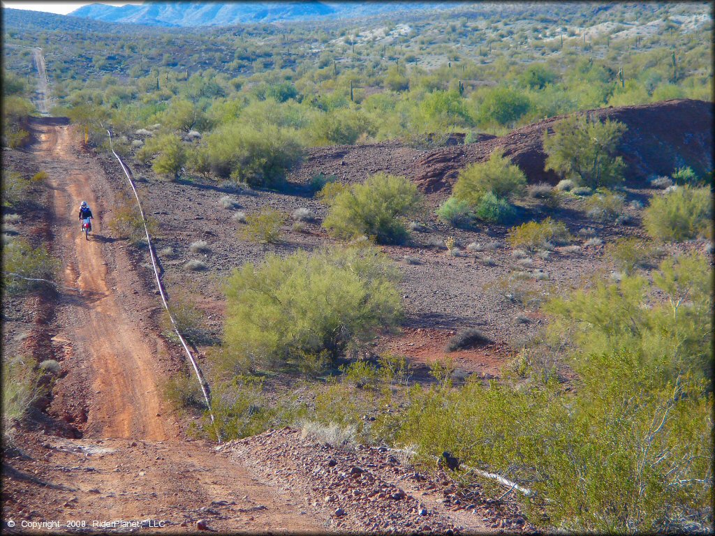 Honda CRF Dirt Bike at Swansea Townsite Trail