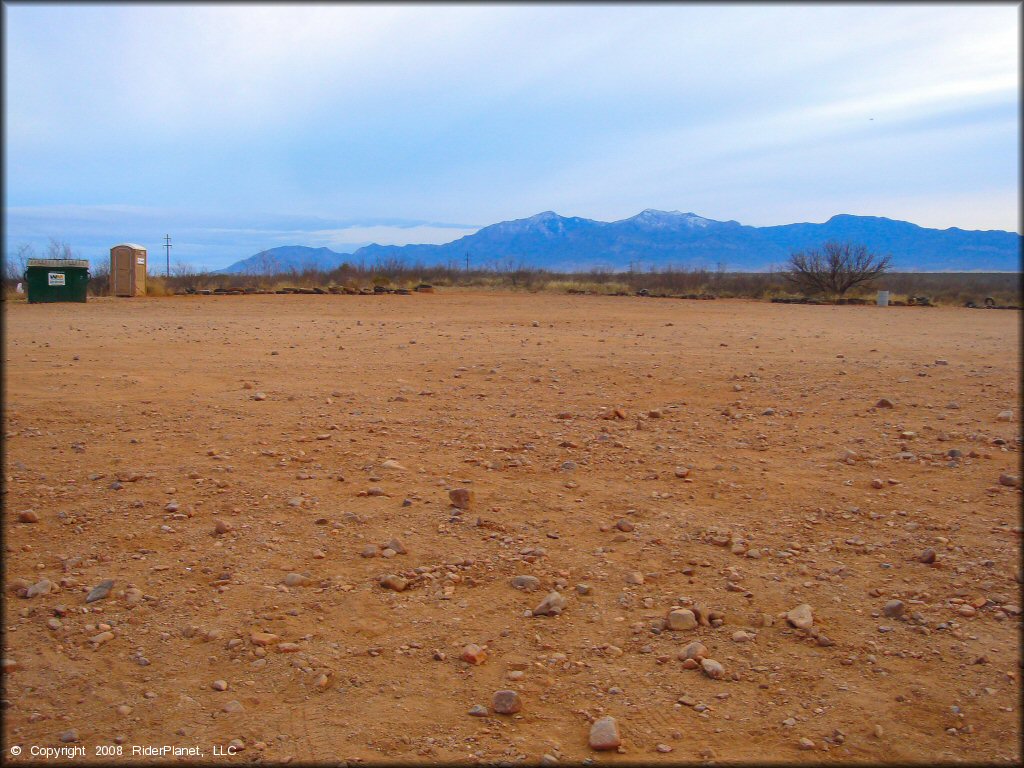 RV Trailer Staging Area and Camping at Nomads MX Track OHV Area