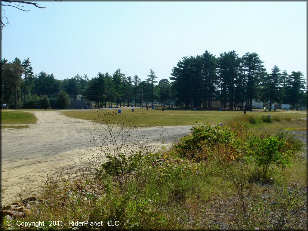 RV Trailer Staging Area and Camping at Capeway Rovers Motocross Track