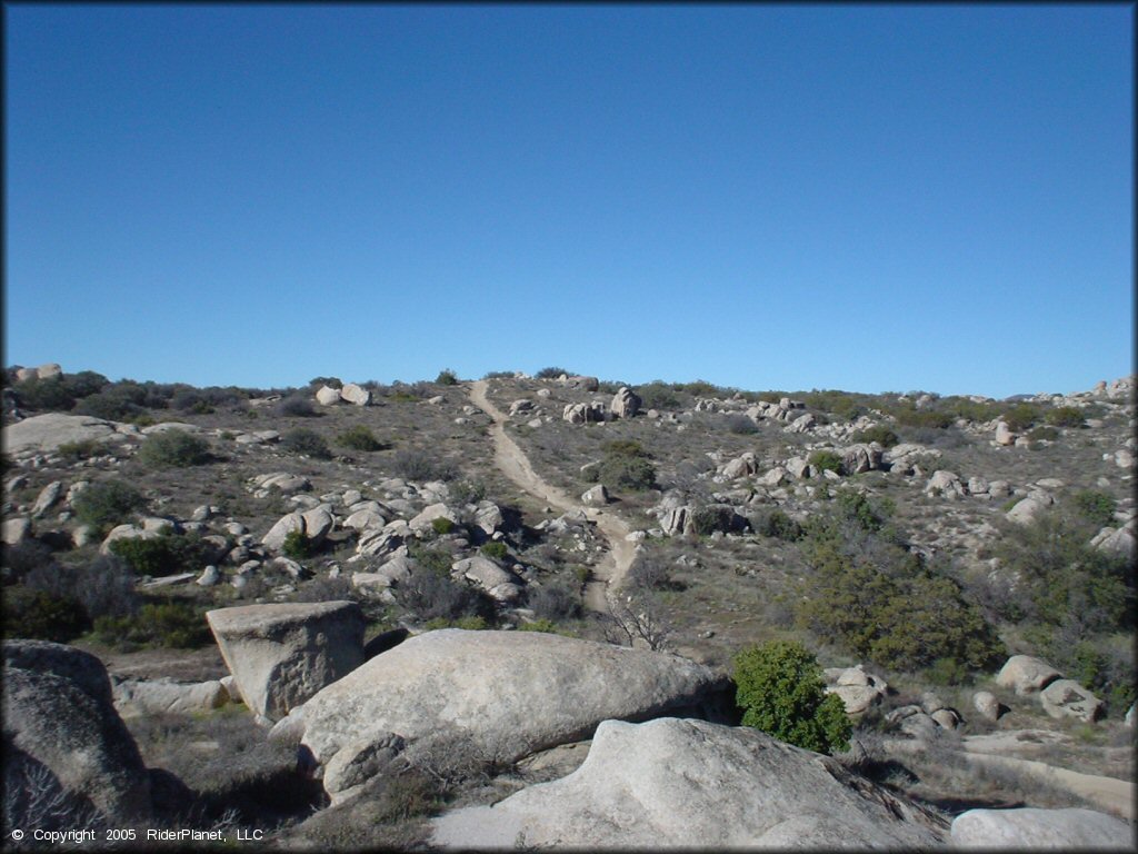 OHV at Lark Canyon OHV Area Trail