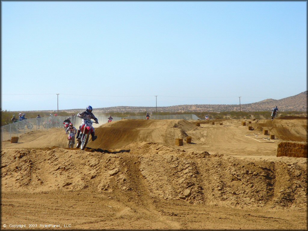 Honda CRF Dirt Bike at Cal City MX Park OHV Area