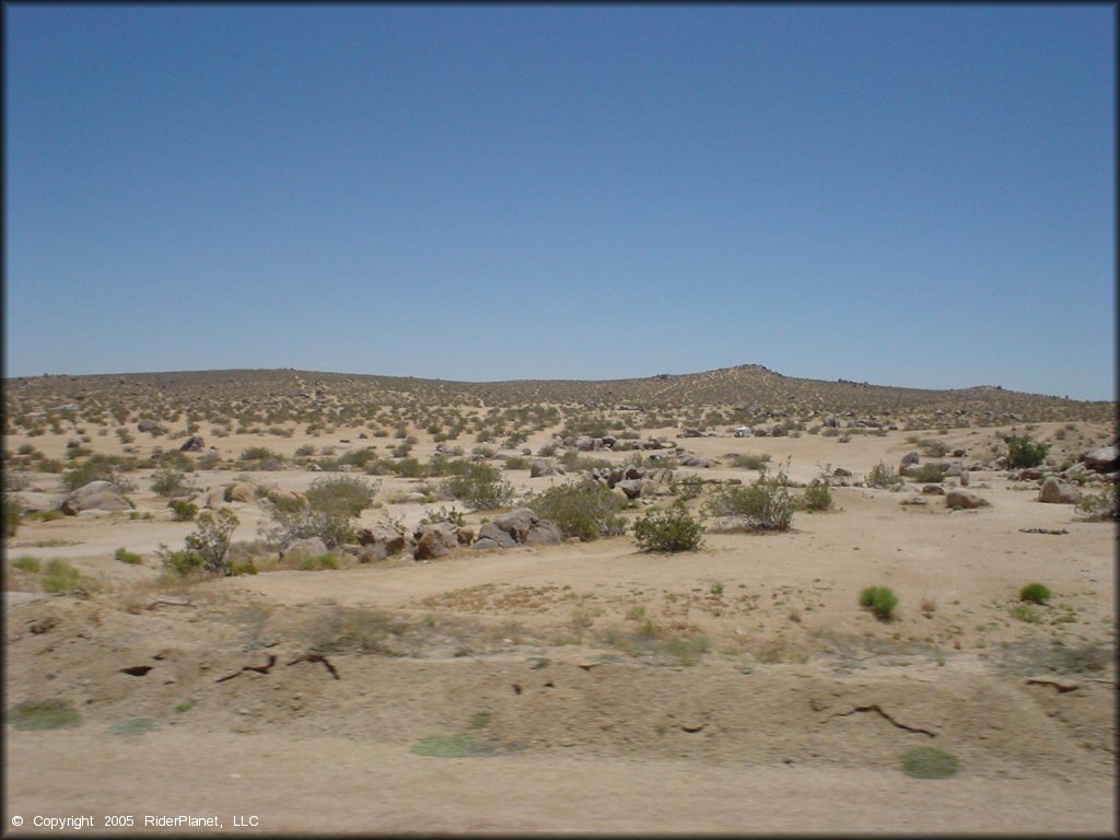 Scenic view at Spangler Hills OHV Area Trail