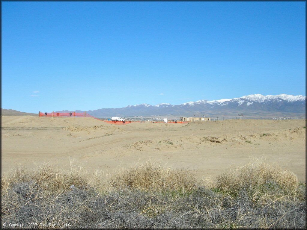 Scenic view of Winnemucca Regional Raceway Track
