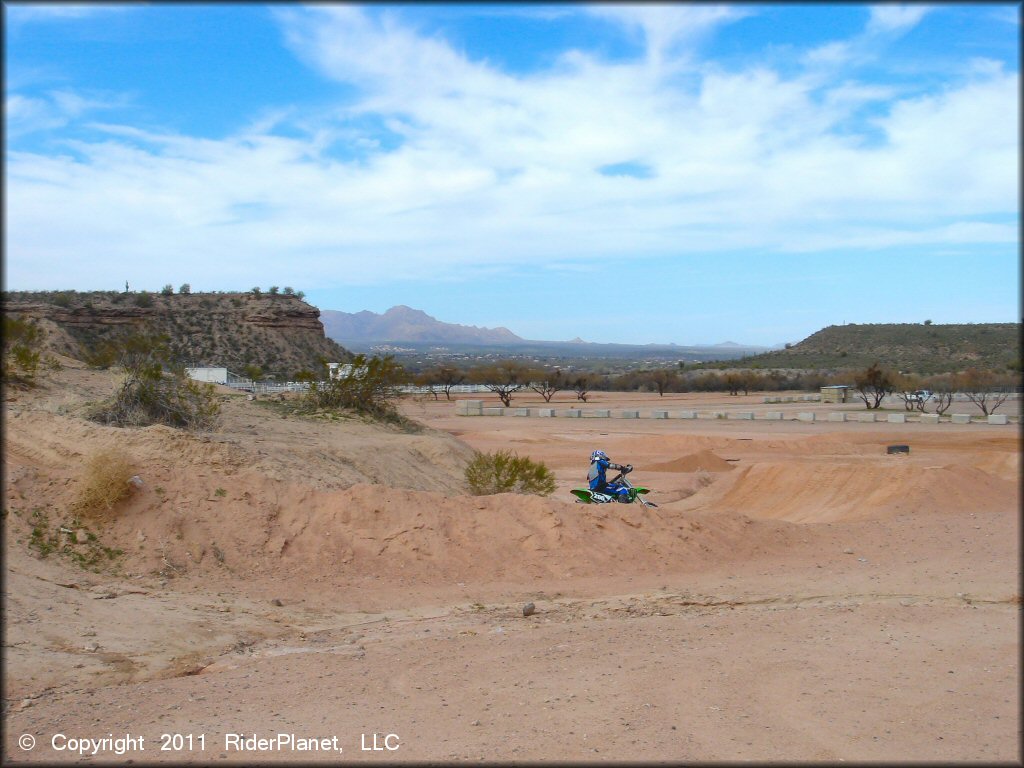 Kawasaki KX Off-Road Bike at Grinding Stone MX Track