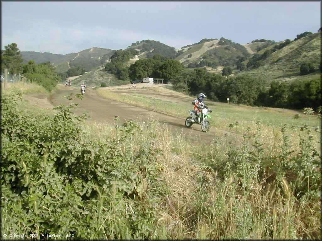 Kawasaki KX Dirtbike at Hollister Hills SVRA OHV Area