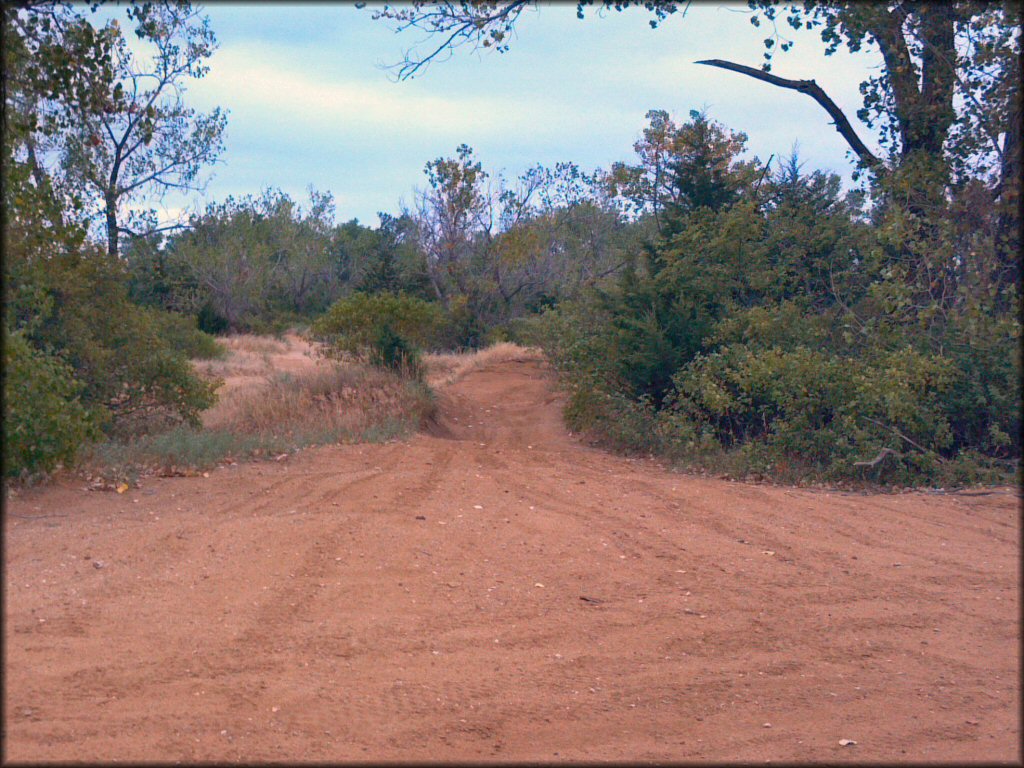 Example of terrain at Venango Park ATV Trail