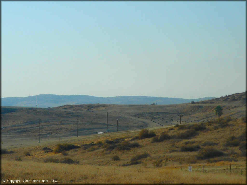 Scenery from Honolulu Hills Raceway OHV Area