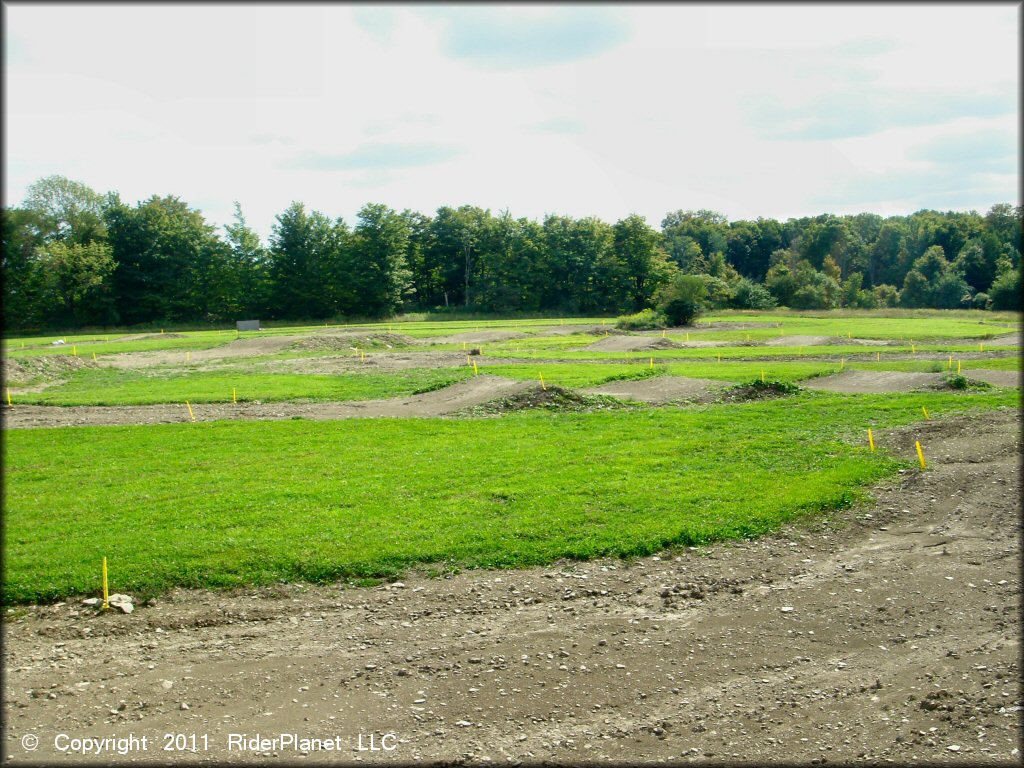 A trail at Marble Springs MX Track