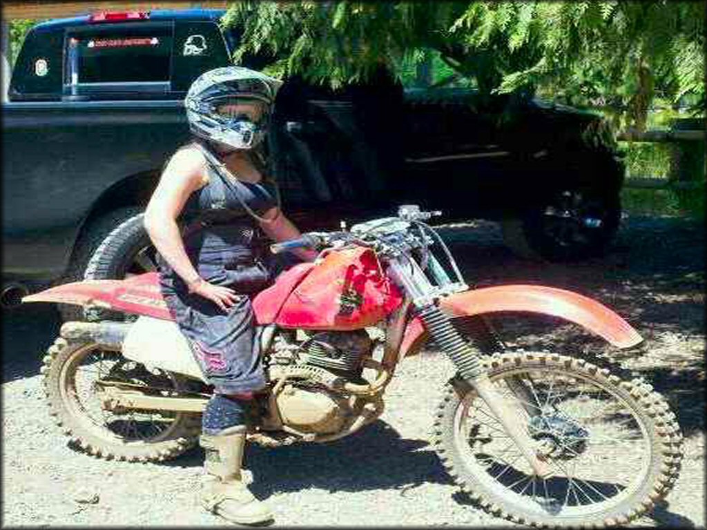 Honda CRF Dirtbike at Huckleberry Flats OHV Trails