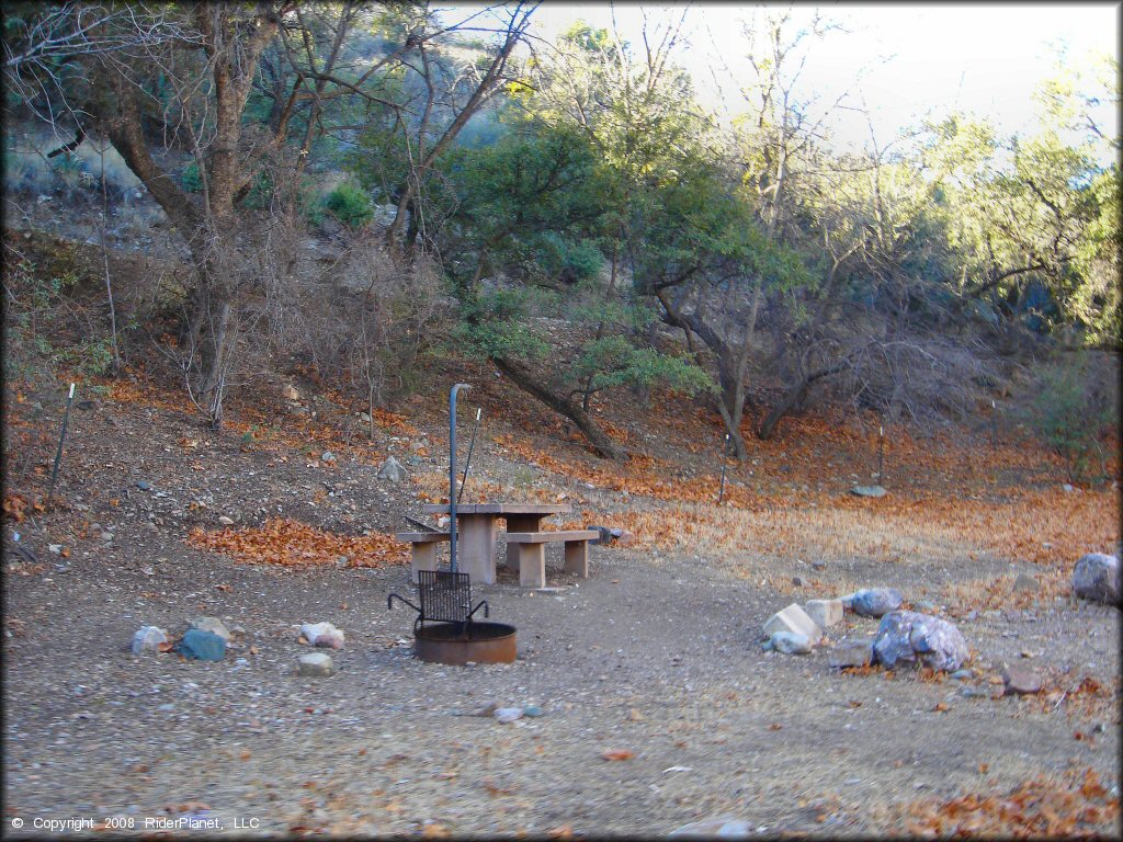 Amenities at Mt. Lemmon Control Road Trail