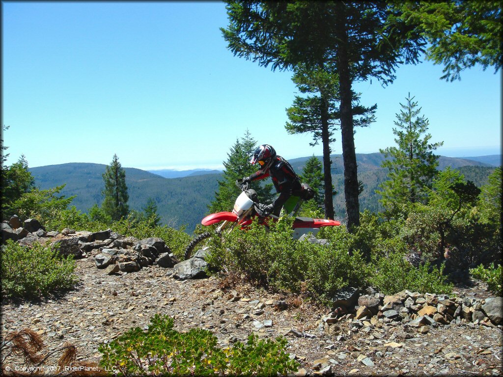 Honda CRF Motorcycle at High Dome Trail
