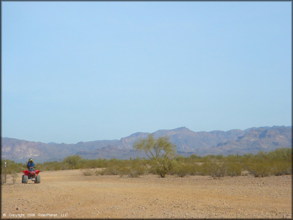 OHV at Desert Wells Multiuse Area Trail