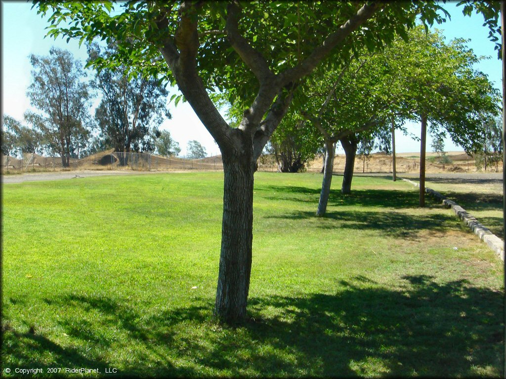 Scenic view of Cycleland Speedway Track