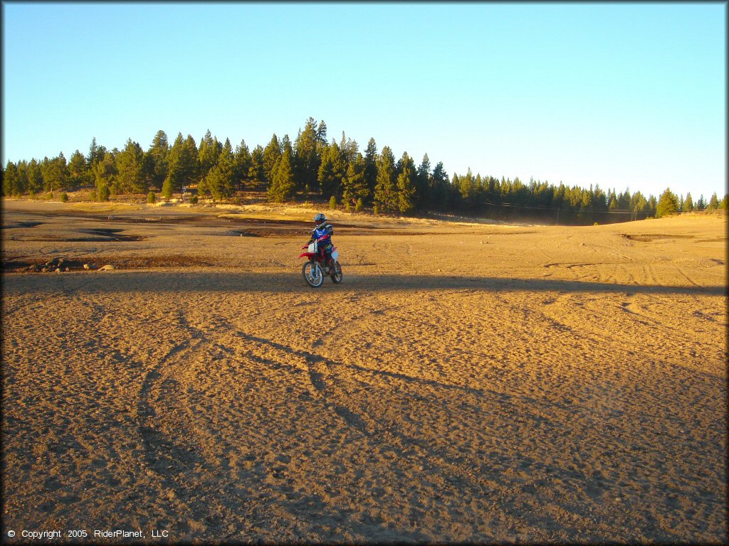 Honda CRF Trail Bike at Prosser Pits Track