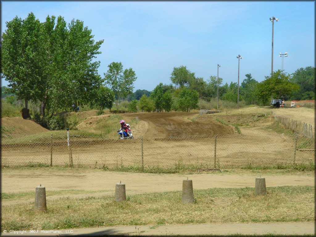 Yamaha YZ Off-Road Bike at Riverfront MX Park Track