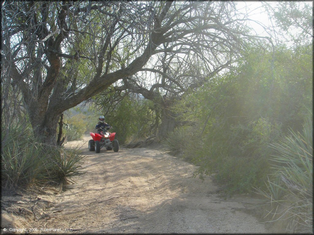 OHV at Log Corral Canyon Trail