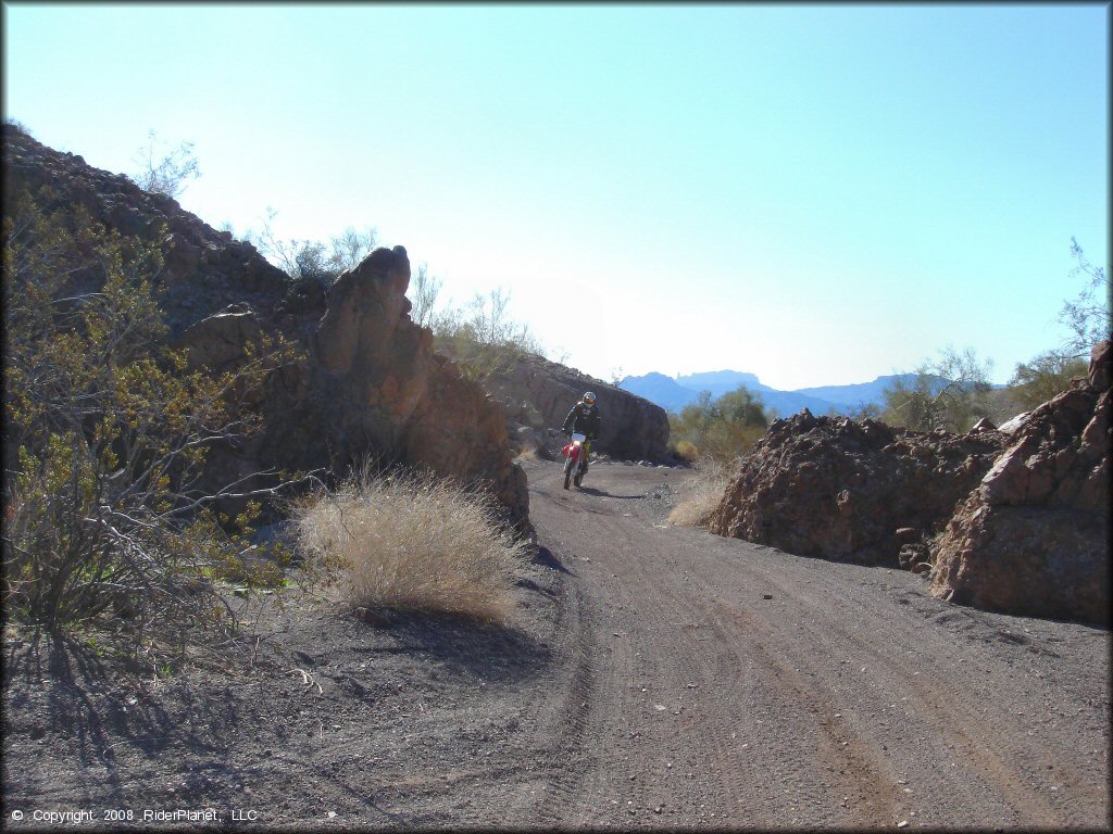 Honda CRF Motorbike at Standard Wash Trail