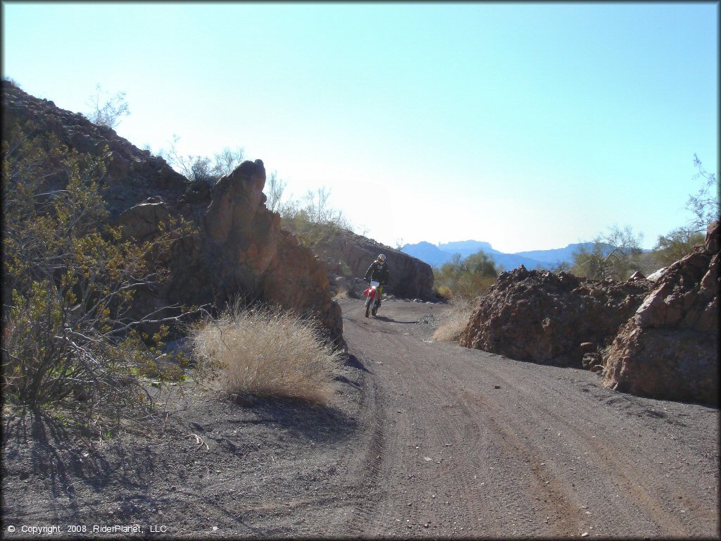 Honda CRF Motorcycle at Standard Wash Trail