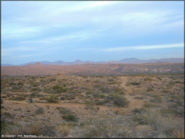 Kawasaki KX Dirt Bike at Desert Vista OHV Area Trail
