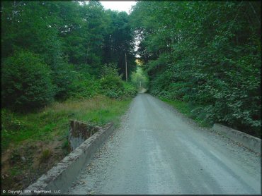 Terrain example at Trask OHV Area Trail