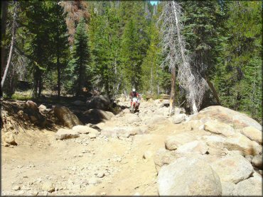 Honda CRF Dirt Bike at Lower Blue Lake Trail
