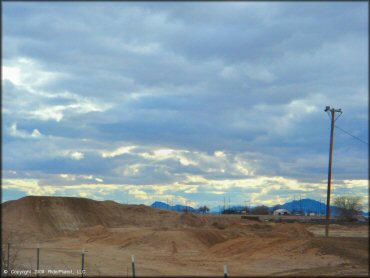 Example of terrain at Ocotillo Raceway Track