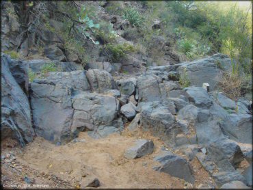Terrain example at Log Corral Canyon Trail