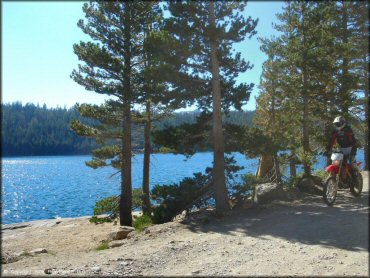 Honda CRF Motorcycle at Lower Blue Lake Trail