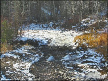 Example of terrain at Timberline Road Trail