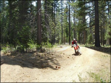 Honda CRF Motorbike at Twin Peaks And Sand Pit Trail