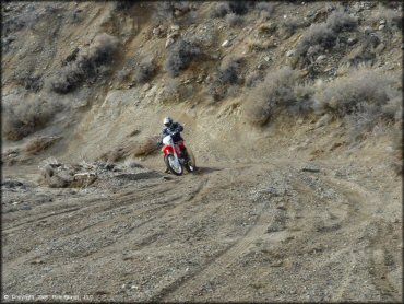 Honda CRF Motorcycle at Old Sheep Ranch Trail