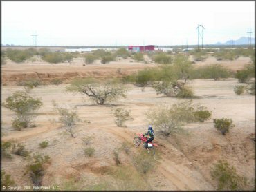 Honda CRF Off-Road Bike at Pinal Airpark Trail