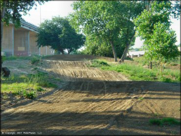 A trail at E-Street MX Track