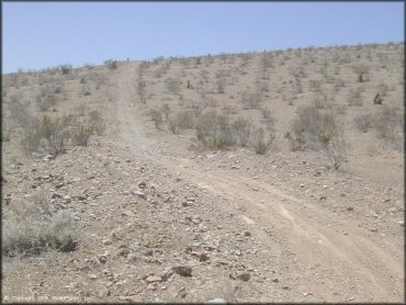 Example of terrain at Stoddard Valley OHV Area Trail