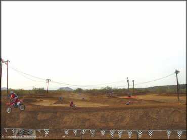 Honda CRF Motorbike at Canyon Motocross OHV Area