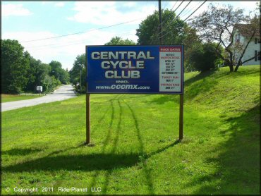 Some amenities at Central Cycle Club Inc Track