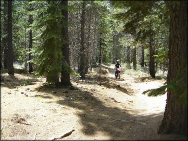 Honda CRF Motorcycle at Twin Peaks And Sand Pit Trail