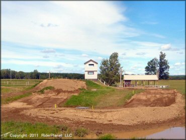 Example of terrain at Thornwood MX Track