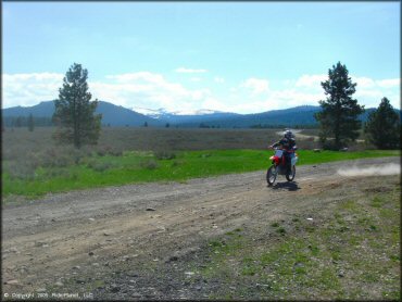 Honda CRF Motorcycle at Boca Reservoir Trail