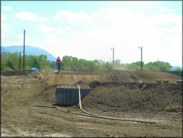 Motorbike at Milestone Ranch MX Park Track
