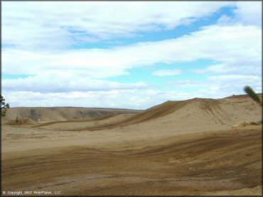 Some terrain at Adelanto Motorplex Track