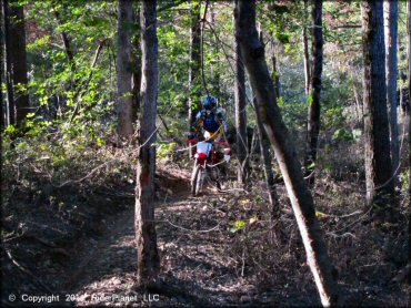 Honda CRF Dirt Bike at Hodges Village Dam Trail