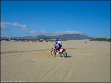 Honda CRF Motorbike at Sand Lake Dune Area